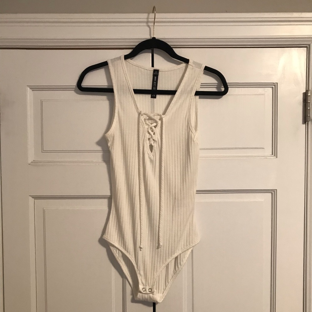 Lace-Up Body-Suit